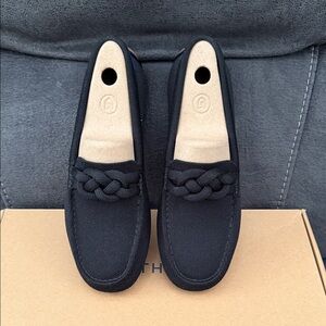 Rothy's Black The Braid Driver Flats